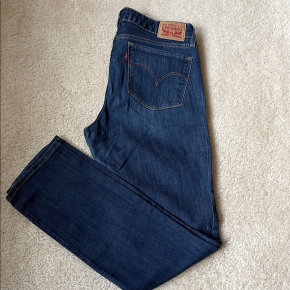 Levi's Blue Straight 712 Slim Jeans Sz. 29 - Picture 1 of 4